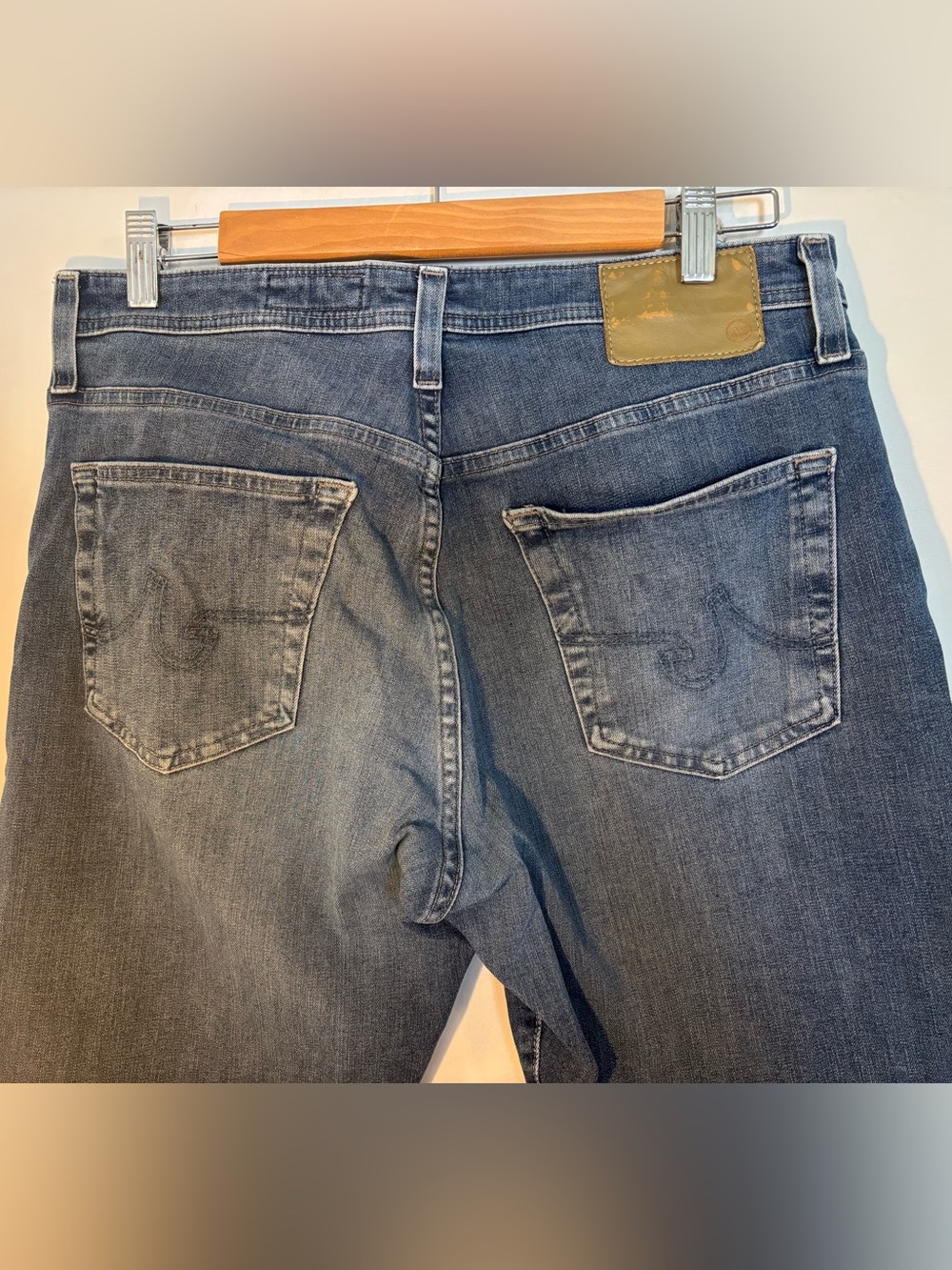 Men's Light Blue Washed Denim jeans 32x34